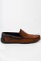 حذاء Rog Loafer للرجال من جلد الغزال باللون البني الداكن