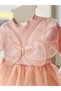 Winged Long Sleeve Girl's Dress - 2
