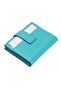 Turquoise Leather Men's Credit Card Holder 01617s3ı - 3