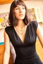 Women's Black Sleeveless Deep Low-cut Waist Banded Crop Blouse BLZ-19001696 - 4