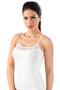 3 Pack Economical Bamboo Lace Thin Strap Undershirt