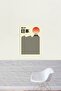 Mount Fuji Painting Wooden Poster Decorative - 2
