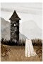 Tower Painting Wooden Poster Decorative