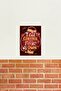 Horror Painting Wooden Poster Decorative - 2