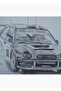 Subaru Impreza Wrc 2002 Table Wooden Poster Decorative