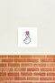 Heart Fingers - Pink Painting Wooden Poster Decorative Code2037 - 2