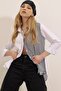 Black White Block Striped Woven Shirt ALC-X8149