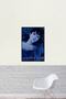 Perfect Blue Painting Wood Poster Decorative - 2