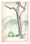 Frog Painting Wooden Poster Decorative
