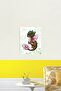 Flower Dragon Element Painting Wooden Poster Decorative - 2