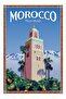 Visit Marrakech Painting Wooden Poster Decorative