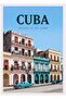 Visit Cuba Painting Wooden Poster Decorative