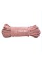 Filled Cotton Cord Rope Tress Rope / Salmon / 018 / 500 grams