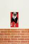 Frank the Pug Painting Wooden Poster Decorative - 2