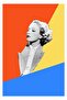 Marlene Dietrich Painting Wooden Poster Decorative
