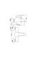 Zirve Black Chrome Bathroom Faucet, Valtemo Black Top Shower Set - 5