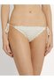 Women's White Knitted Bikini Bottoms