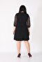 Dress with Chiffon Sleeve and Pocket Detail on the Front - 4