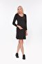 Maternity Black Crochet Dress - 3