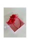 Red Crystal Jewelled Tulle Crown Mother Girl Baby Gift Henna Wedding Crown - 2