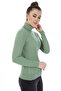 Hair Braided Turtleneck Knitwear Sweater - Mint Green - 6