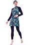 Women's Green Hijab Swimsuit - 2