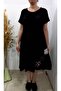 Women's Large Size Short Sleeve Dress - 2