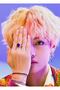 Aesthetic Taehyung Posing Painting Wooden Poster Decorative Code2555