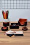 Office Set Pen Holder Note Holder Cup Holder Memo Pad Holder Paper Clip Holder Business Card Holder - 2