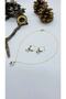 Handmade Ethnic Authentic Hippie Bohemian Ceramic Necklace Earrings Set