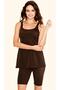Jeremy Taytkini Brown Tights Swimsuit