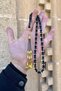 Men's Black Vernier Powder Amber Rosary