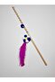 Bell Cat Fishing Rod with Pompom Daisy Figure - 3