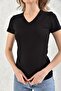 V-Neck Short Sleeve T-Shirt - 4