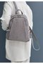 Women's Gray Washed Leather Glazed and Shoulder Bag Tm1019-5 - 6