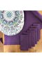 American Service, 6-Piece Charger, 6 Napkins and Runner Mandala Tk2