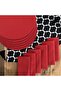 American Serve, Black Moroccon 6 Supla, 6 Napkin And Runner