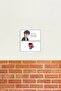 Bts: Tata Gets a Skull Painting Wooden Poster Decorative Code1403 - 2