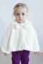 Plush Girls' 100% Cotton Muslin Inner Lined Pompom Welsoft Coat
