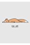 Fox Off Table Wooden Poster Decorative
