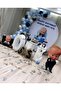 50 Pieces - Boss Baby Metallic Blue - Silver - Black Balloon Chain Set