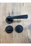 Sofuoğlu Deniz Round Stainless Rosette Matte Black (BATHROOM-WC) Door Handle Aluminum / Steel - 5