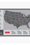 Football Stadium Map Table Wooden Poster Decorative