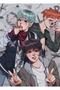 Yoonminkook Painting Vampires Wooden Poster Decorative Code2249