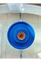 Metal Blue Single Decorative Tea, Coffee and Cake Service Presentation Tray 23 Cm - 3