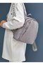 Women's Gray Washed Leather Glazed and Shoulder Bag Tm1019-5