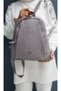 Women's Gray Washed Leather Glazed and Shoulder Bag Tm1019-5 - 5