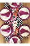 American Serve, Lily 6 Plates, 6 Napkins and Runner - 3