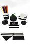 Concrete Office Set Pen Holder Flowerpot Note Holder Cup Holder Memo Pad Holder Paper Clip Holder Business Card Holder Cactus