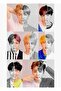 Bts اللوحة الجمالية ملصق خشبي ديكور Code4507